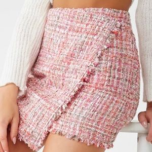 Forever 21 Pink Sequin Knit Skirt